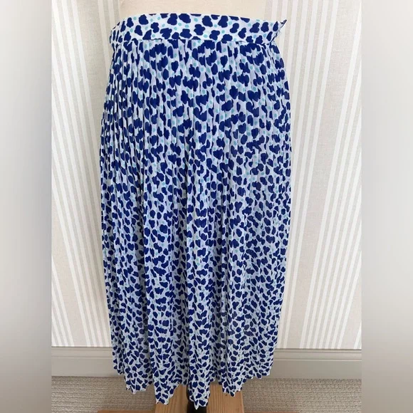 Vintage Givenchy Sport 3 Piece Skirt Set Blue Floral Print Women’s Size 8 - Picture 8 of 11